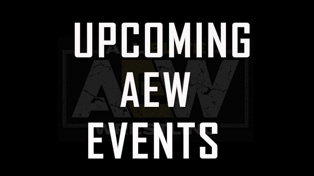AEW Schedule 2024 & Tickets AEW Live Events