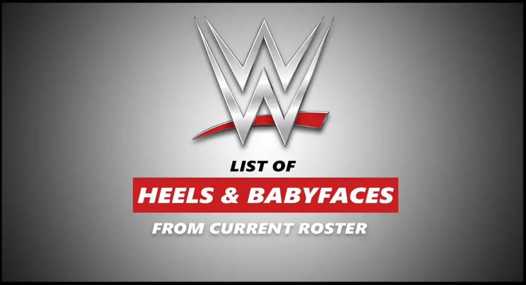 WWE Heels & Faces List From Current Roster ITN WWE