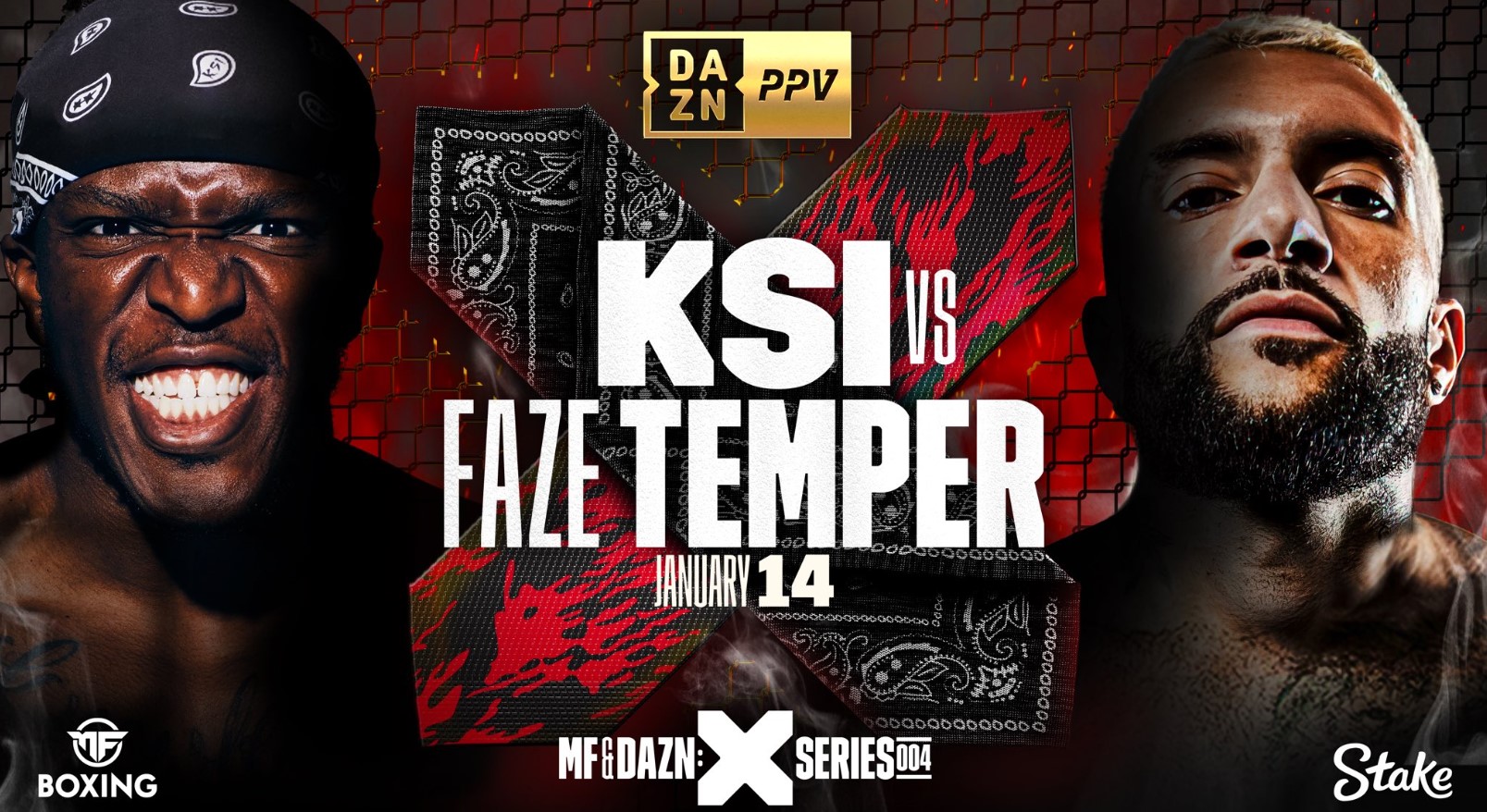 KSI Next Fight vs Faze Temperrr, January 14, 2023 ITN WWE