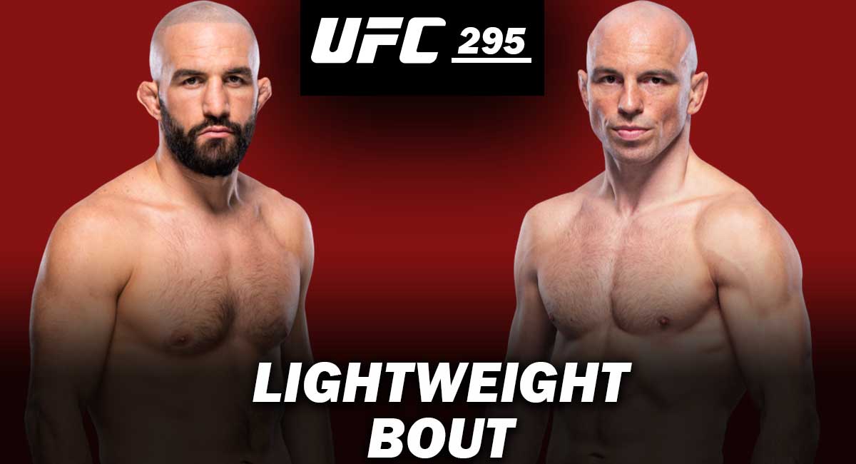 UFC 295 Fight Card, Date, Start Time, Location, Tickets