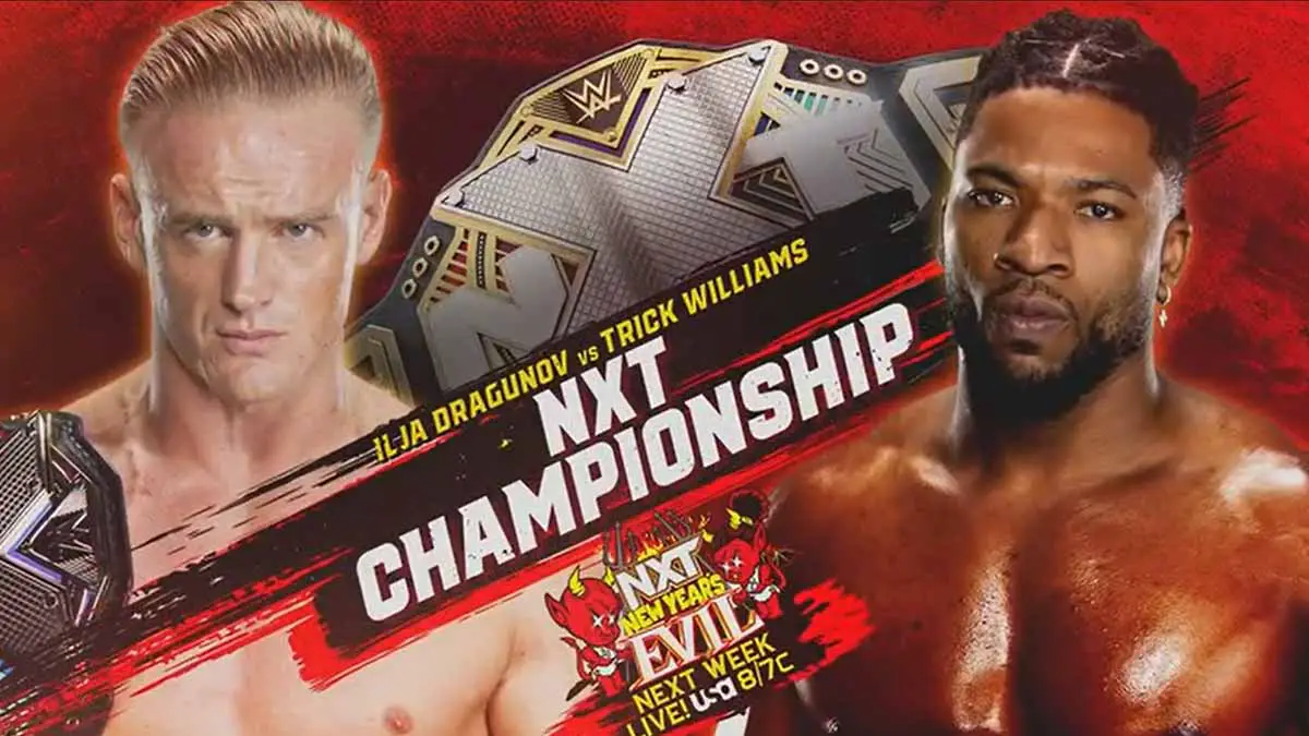 WWE NXT New Year's Evil 2024 Final Match Card ITN WWE