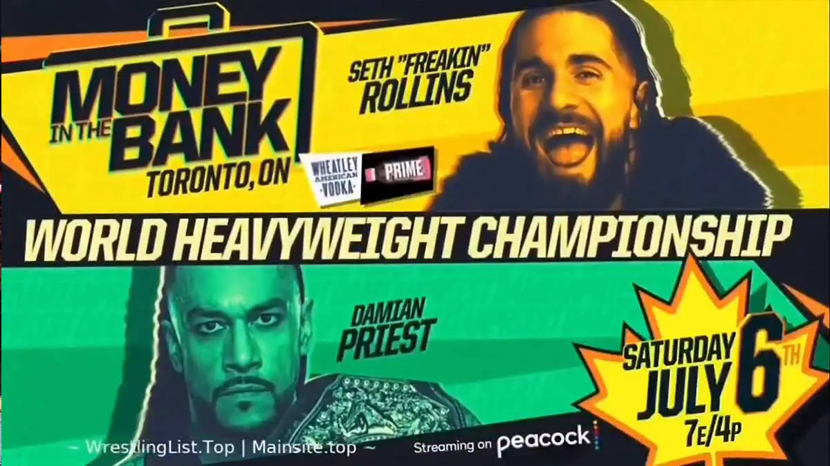 Damian Priest vs Seth Rollins Money in the Bank 2024